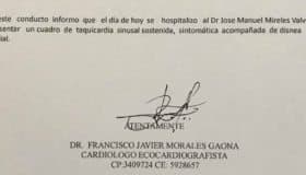 Hospitalizan a José Manuel Mireles por problemas cardiacos