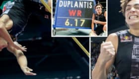 Impone sueco nuevo récord mundial en salto con garrocha | Video