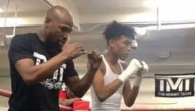 Floyd Mayweather ya enseña a su heredero los secretos del negocio | Fotonota