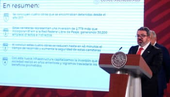 Concluyen hoy "4 proyectos relevantes" en carreteras, afirma SICT | Entérate