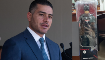 ¿BatiHarfuch? Comparan al Secretario de Seguridad con el Caballero de la Noche
