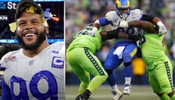 NFL: Aaron Donald, tres veces jugador defensivo del año, se retira de los emparrillados | Video
