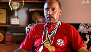 Réquiem por un atleta palestino de fondo