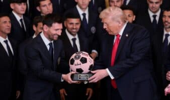 Inter Miami, con Lionel Messi, visita a Donald Trump en la Casa Blanca | Video y fotogalería