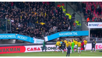 Así colapsó tribuna del Goffertstadion en Países Bajos | Video
