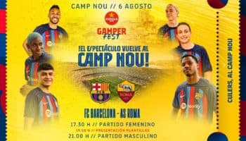 Barcelona y Roma se enfrentarán por el Trofeo Joan Gamper 2022 | Video