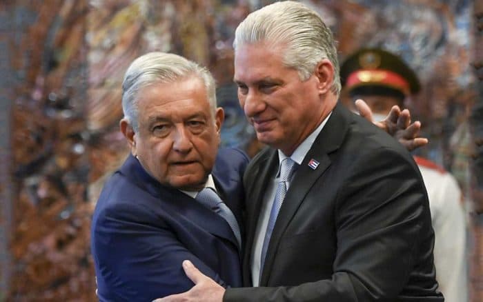 Díaz-Canel agradece a López Obrador su apoyo a Cuba