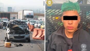 Chofer choca a propósito para salvarse de secuestro