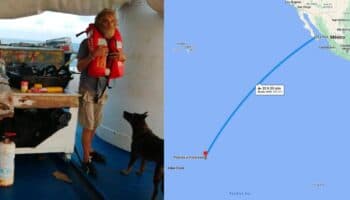 Náufrago planeaba viajar con su perrita de La Paz a la Polinesia Francesa en catamarán: Grupomar