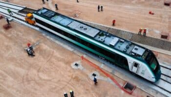 Primeros vagones del Tren Maya inician pruebas en Cancún