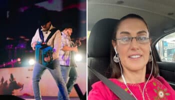 Sheinbaum escucha a Grupo Frontera y dice: “la transformación no se va, no se va”