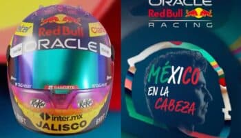 F1: 'Checo' Pérez presenta casco inspirado en Día de Muertos | Video