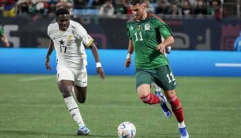 México vence a Ghana 2-0 con goles de Lozano y Antuna