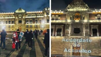 Caravana 'Acuérdate de Acapulco' acampa afuera de Palacio Nacional | Videos