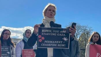 La actriz Cynthia Nixon, de 'Sex and the City', en huelga de hambre por el alto el fuego en Gaza