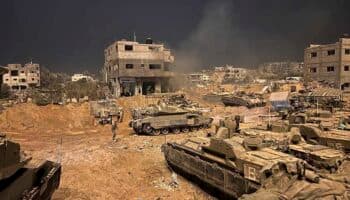 Fuertes enfrentamientos entre tropas israelíes y milicianos de Hamás en el norte de Gaza