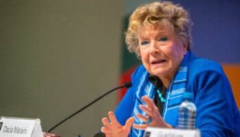 La italiana Dacia Maraini pide anteponer la justicia para solucionar los conflictos en Ucrania y Palestina