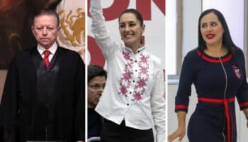 Zaldívar, Delgado, Sandra Cuevas y más, felicitan a Sheinbaum por boda