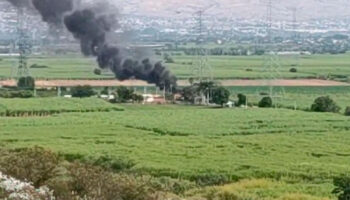 Se desploma helicóptero de la CFE en Cuautla, Morelos | Video