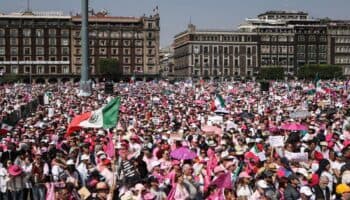 'Marcha por la Democracia' suena a campaña electoral; Israel ha violado ley internacional: Mesa de Análisis