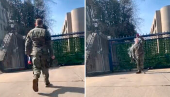 Muere soldado de EU que se prendió en fuego frente a embajada israelí en protesta | Video