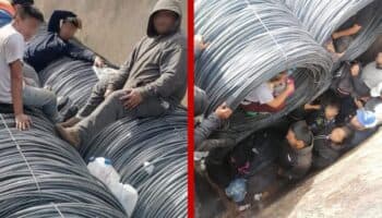 Localizan a casi 90 migrantes en góndolas de tren en Sonora