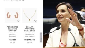 Lilly Téllez y joven que compró aretes Cartier a 237 pesos cruzan críticas