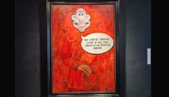 Activistas vandalizan retrato del Rey Carlos III; denuncian crueldad animal de RSPCA | Video