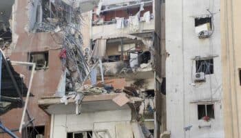 Hezbolá afirma que su jefe militar se encontraba en el edificio atacado por Israel en Beirut