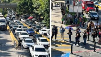 Caos peatonal y vehicular en San Ysidro causado por caída de Microsoft