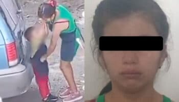 Detienen a mujer en Ecatepec por agarrar a puñetazos a su hijo