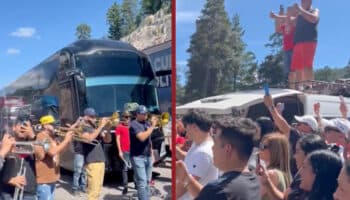 Banda Los Recoditos queda atrapada en bloqueo criminal y toca gratis para la gente