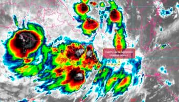 ¿Dónde se encuentra actualmente la Depresión Tropical Once-E?
