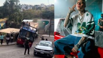 Video | Santa Fe Klan sufre accidente a bordo de un Turibús