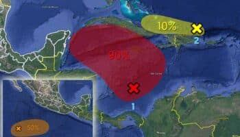 Conagua vigila tres zonas con potencial ciclónico para las próximas horas y días