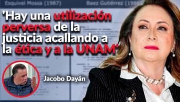 Jacobo Dayán denuncia obstáculos judiciales para aclarar presunto plagio en tesis de Yasmín Esquivel