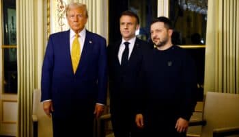 Trump se reúne con Zelenski en París, bajo el auspicio de Macron