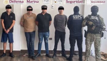 Caen cuatro de ‘Los Chapitos’ con arsenal, incluyendo ametralladora Minimi