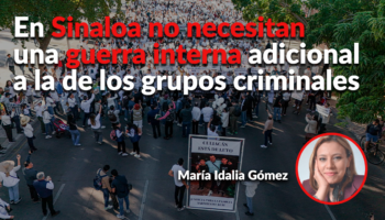 Hay discusiones dentro del gobierno para que Rocha Moya deje el cargo en Sinaloa: María Idalia Gómez