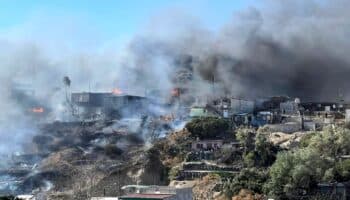 Declaran 'Estado de Alarma' en Tijuana por vientos e incendios
