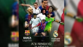 Habrá partido entre leyendas del Real Madrid y del FC Barcelona en México