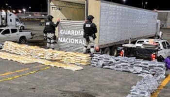 La Guardia Nacional asegura más de media tonelada de metanfetamina en la frontera con EU