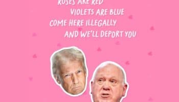 Con motivo de San Valentín, Trump manda mensaje a migrantes ilegales