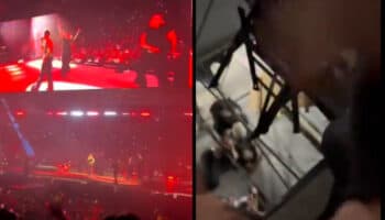 Videos | Reportan lesionados por caída en concierto de Quevedo en Palacio de los Deportes
