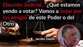 'En muchos casos, la elección judicial ya está decidida': Jacobo Dayán
