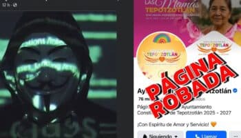 Edomex: Hackean página de Tepotzotlán y colocan imágenes de 'Anonymous'