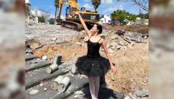 Ciudadanía organizada protesta por demolición de la Ciudad de las Artes en Nayarit