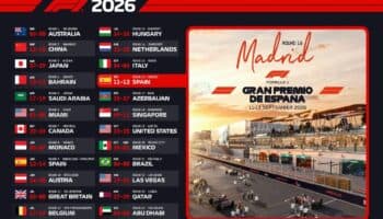 Dan a conocer el calendario de Fórmula 1 para la temporada 2026 | Video