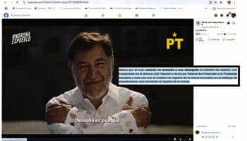 Cuando Noroña era 'Pueblo': el senador Fernández Noroña se opuso al registro de una frase con su apellido