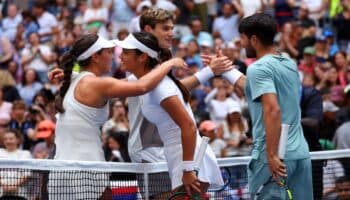 US Open 2025: Alcaraz y Raducanu se despiden rápido del dobles mixto | Video